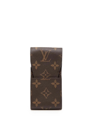 Louis Vuitton Pre-Owned 2016 Monogram Etui Cigarette Case - Brown