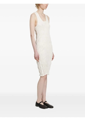 TOTEME crinkled tank dress - White