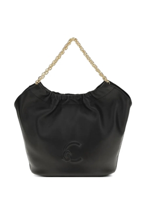 Coccinelle embossed-logo tote bag - Black