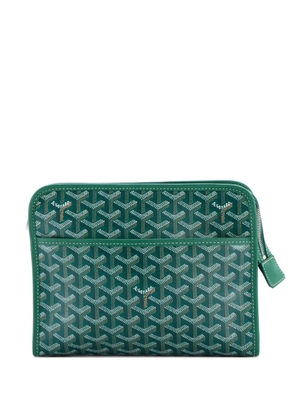 Goyard Pre-Owned Jouvence Toiletry Pouch Coated Canvas MM clutch bag - Green