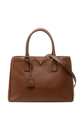Prada Pre-Owned 2010-2026 Medium Saffiano Lux Galleria satchel - Brown