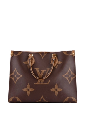 Louis Vuitton Pre-Owned OnTheGo Reverse Monogram Giant MM tote bag - Brown
