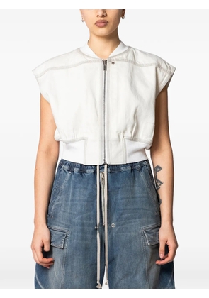 Rick Owens DRKSHDW zip-fastening gilet - Neutrals