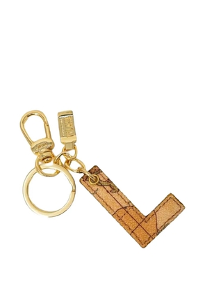 ALVIERO MARTINI 1° CLASSE world-map letter keychain - Neutrals