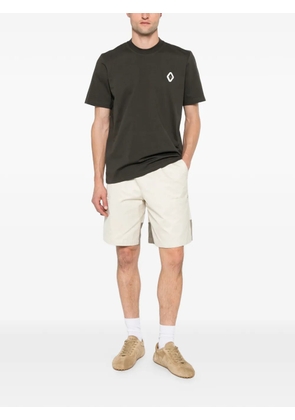 YES LONDON logo-patch T-shirt - Brown