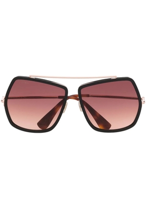 Max Mara Eyewear oversize-frame sunglasses - Brown