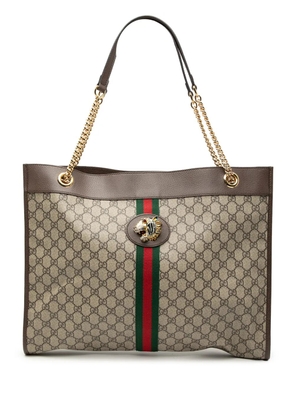 Gucci Pre-Owned 2016-2026 Large GG Supreme Rajah tote bag - Neutrals