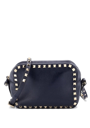 Valentino Garavani Pre-Owned Rockstud Camera Leather crossbody bag - Blue