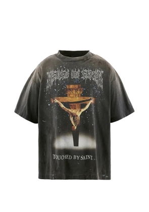 SAINT MXXXXXX graphic-print T-shirt - Grey