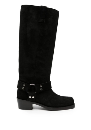 Paris Texas Roxy 45mm suede boots - Black