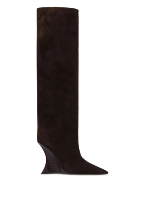 Paris Texas 105mm Nina pointed-toe boots - Brown