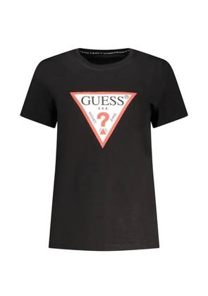 GUESS USA logo-print T-shirt - Black