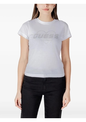 GUESS USA embellished T-shirt - White
