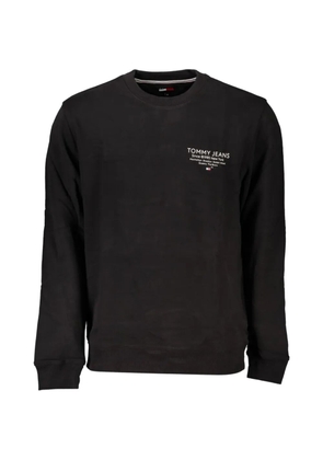Tommy Hilfiger logo-print cotton sweatshirt - Black