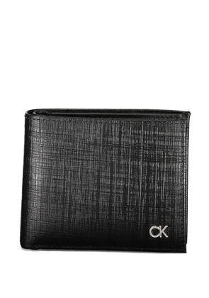 Calvin Klein logo-plaque wallet - Black