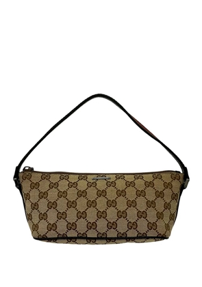 Gucci Pre-Owned 2000-2015 GG Canvas Web Boat shoulder bag - Neutrals