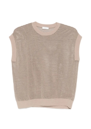 Peserico open-knit sweater - Neutrals