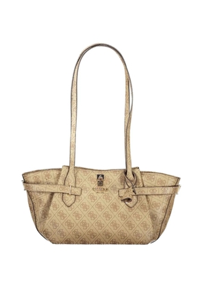 GUESS USA Yesba-logo shoulder bag - Neutrals