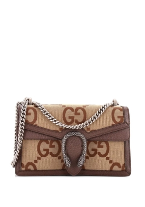 Gucci Pre-Owned Dionysus Bag Jumbo GG Canvas Small shoulder bag - Brown