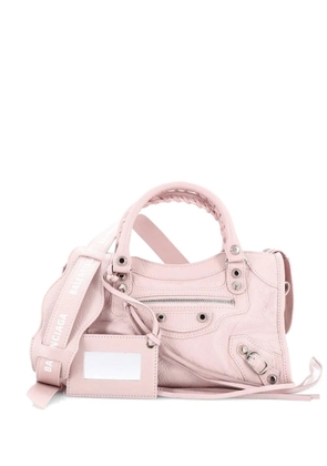 Balenciaga Pre-Owned City Classic Studs Bag Leather Mini satchel - Pink