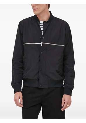 Karl Lagerfeld zip-up bomber jacket - Black