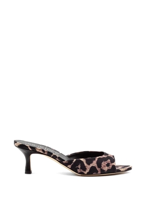 Julie Dee leopard-print sandals - Black
