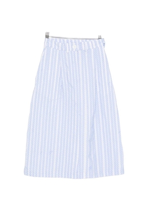 MTL STUDIO striped midi skirt - Blue
