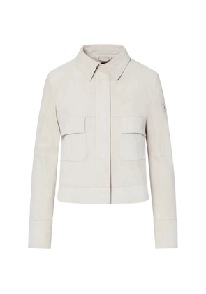 Peuterey suede chest-pocket jacket - Neutrals