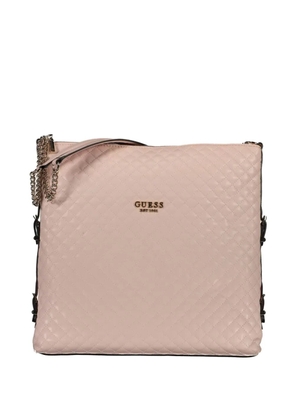 GUESS USA diamond-quilted shoulder bag - Pink