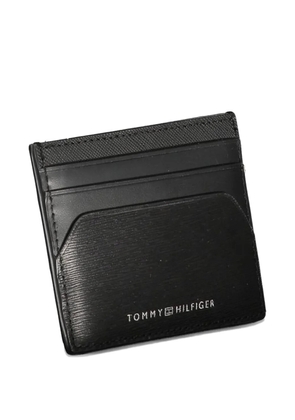 Tommy Hilfiger textured card holder - Black