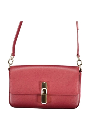 Furla Iride grained leather cross body bag - Red