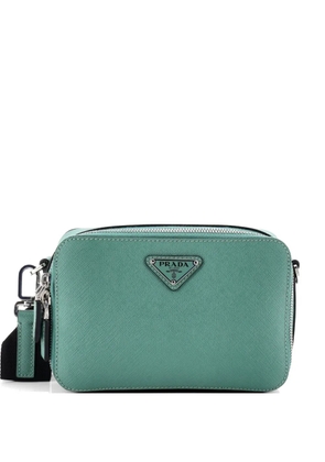 Prada Pre-Owned Brique Camera Saffiano Leather Mini crossbody bag - Green