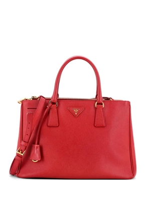 Prada Pre-Owned Double Zip Lux Saffiano Leather Medium tote bag - Red