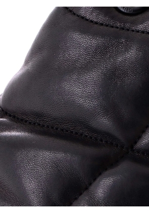 Saint Laurent Pre-Owned Loulou Puffer Shoulder Bag Quilted Leather Small crossbody bag - Black