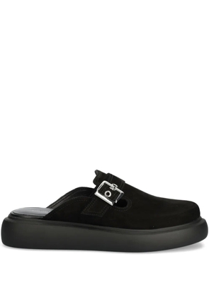 VAGABOND Blenda buckle-detail platform mules - Black