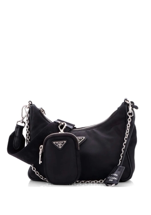 Prada Pre-Owned Re-Edition 2005 Shoulder Bag Tessuto Small crossbody bag - Black