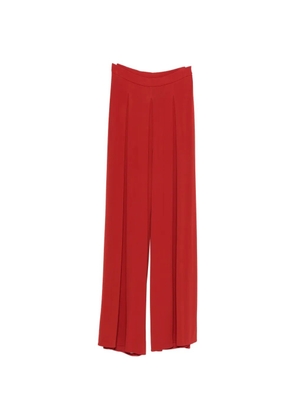 Max Mara pleated palazzo pants - Red