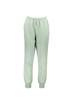 Fila drawstring cotton track pants - Green