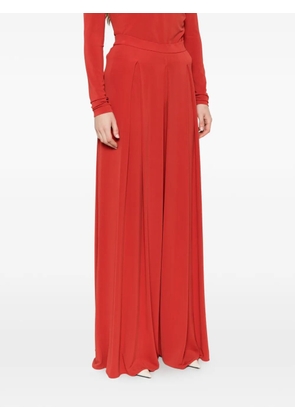 Max Mara pleated palazzo pants - Red