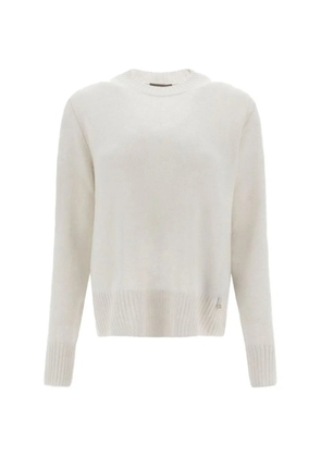 Herno ribbed-trim cashmere sweater - White