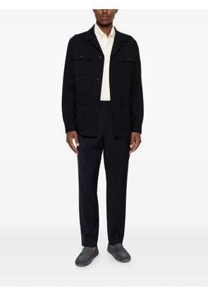 Tagliatore flap-pocket jacket - Blue