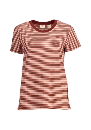 Levi's Perfect striped cotton T-shirt - Red