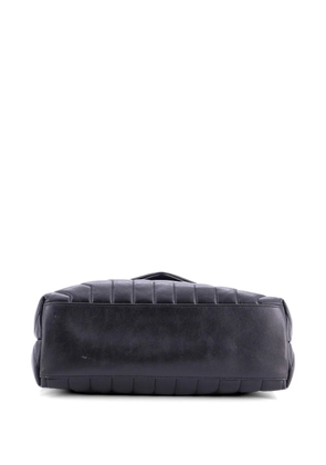 Saint Laurent Pre-Owned Loulou Matelasse Chevron Leather Medium shoulder bag - Black