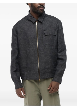 Brunello Cucinelli zip-front pocket-detail shirt jacket - Grey