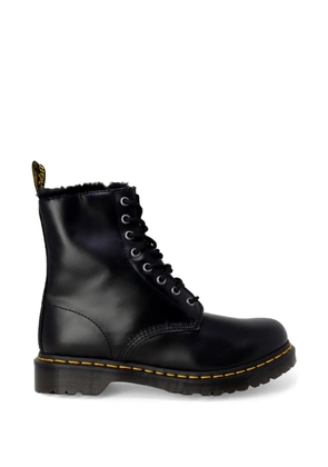 Dr Martens 1460 Serena faux-fur-trim combat boots - Black