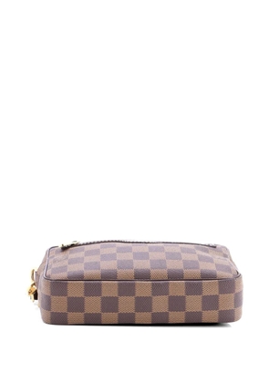 Louis Vuitton Pre-Owned Pochette Macao Damier clutch bag - Brown