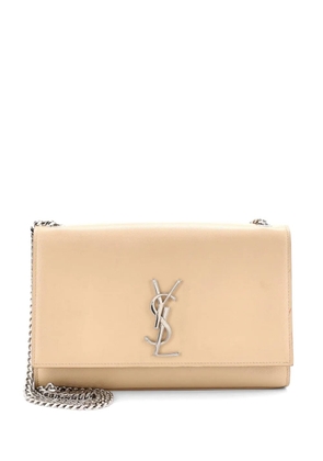 Saint Laurent Pre-Owned Classic Monogram Grainy Leather Medium crossbody bag - Neutrals