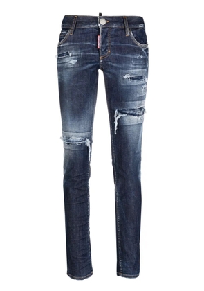 DSQUARED2 distressed-effect skinny jeans - Blue