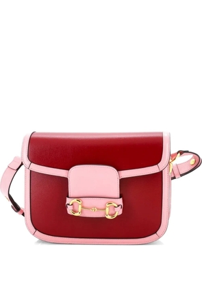 Gucci Pre-Owned Horsebit 1955 Leather Small shoulder bag - Red
