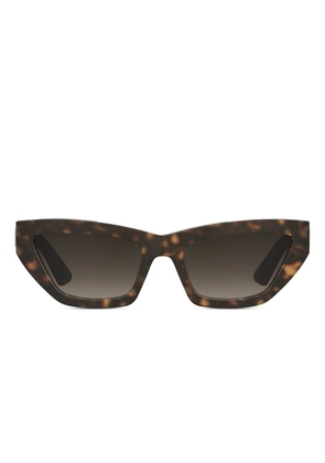 Moschino Eyewear cat-eye tortoiseshell sunglasses - Brown
